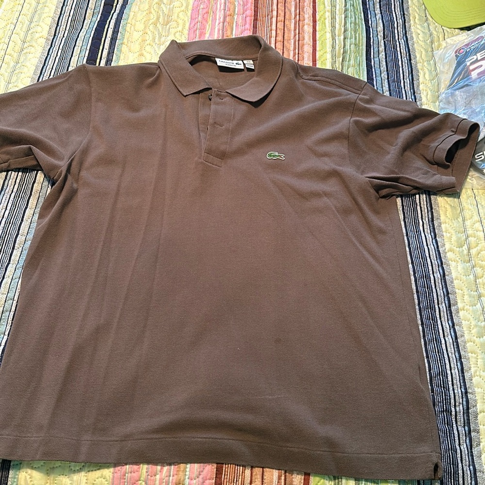 Gently worn Lacoste polo